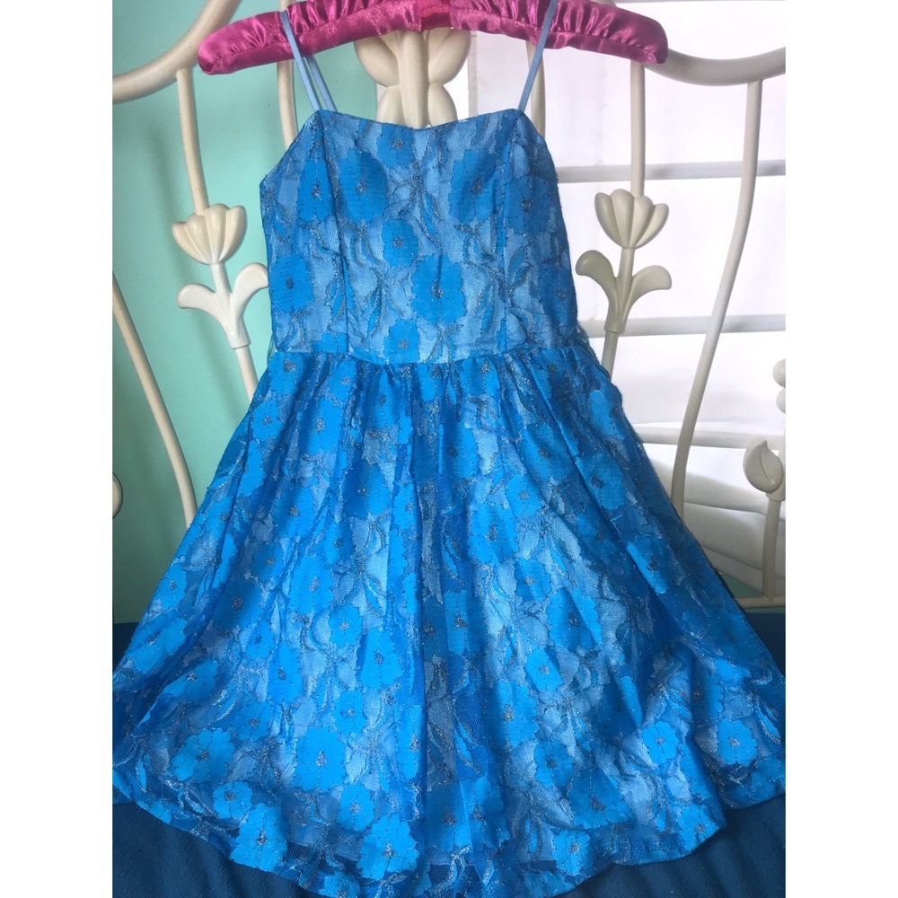 Blue Floral Dress